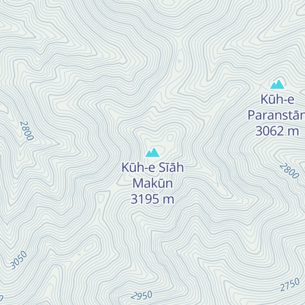 Map of Kūh-e Sīāh Makūn