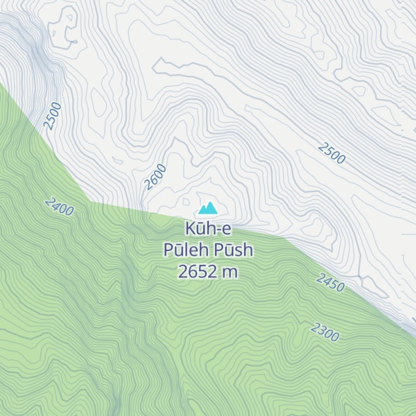 Map of Kūh-e Pūleh Pūsh