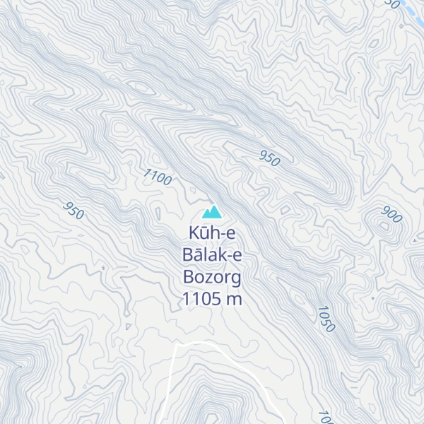 Map of Kūh-e Bālak-e Bozorg