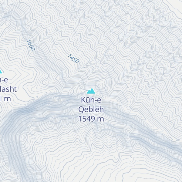 Map of Kūh-e Qebleh