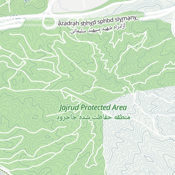 Map of Kūh-e Hezār Darreh