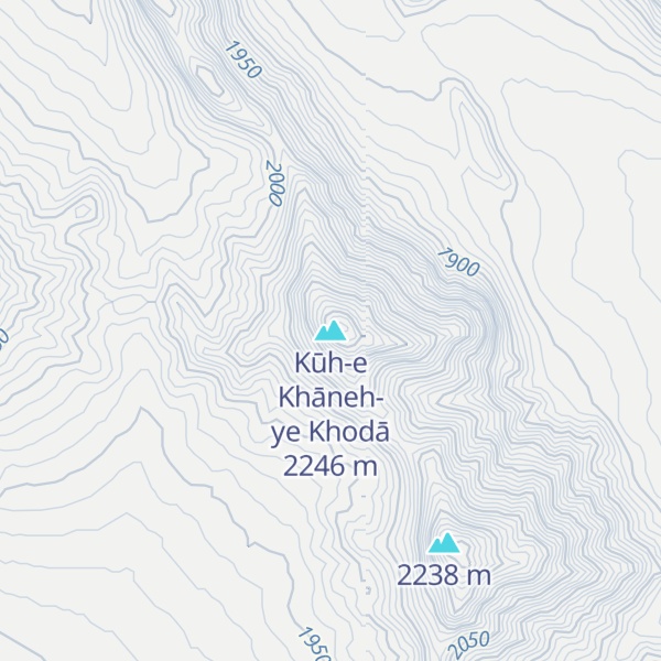 Map of Kūh-e Khāneh-ye Khodā