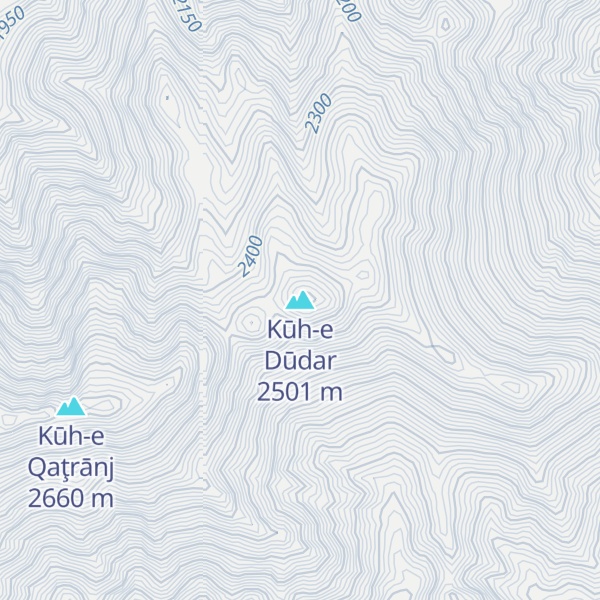 Map of Kūh-e Dūdar