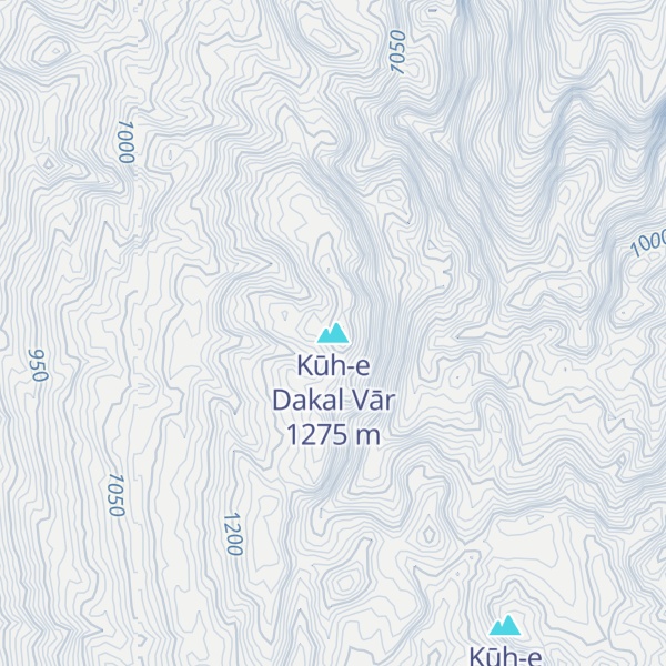 Map of Kūh-e Dakal Vār