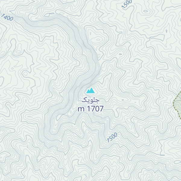 Map of جلویک