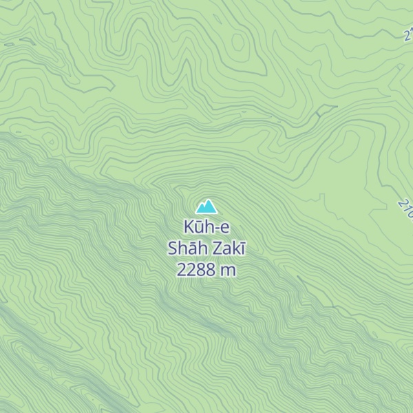 Map of Kūh-e Shāh Zakī