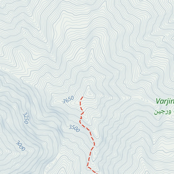 Map of Atash Kooh