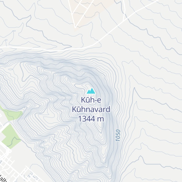 Map of Kūh-e Kūhnavard