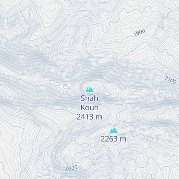 Map of Shah Kouh