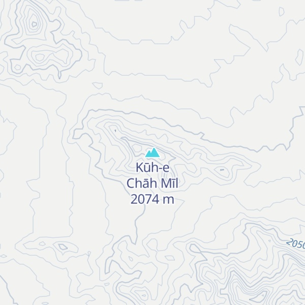 Map of Kūh-e Chāh Mīl