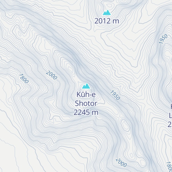 Map of Kūh-e Shotor
