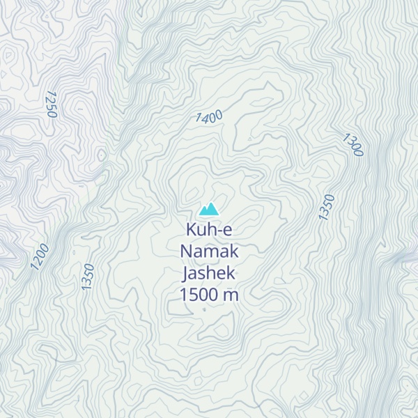 Map of Kuh-e Namak Jashek