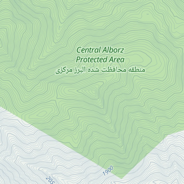Map of Kūh-e Qalā Gardan