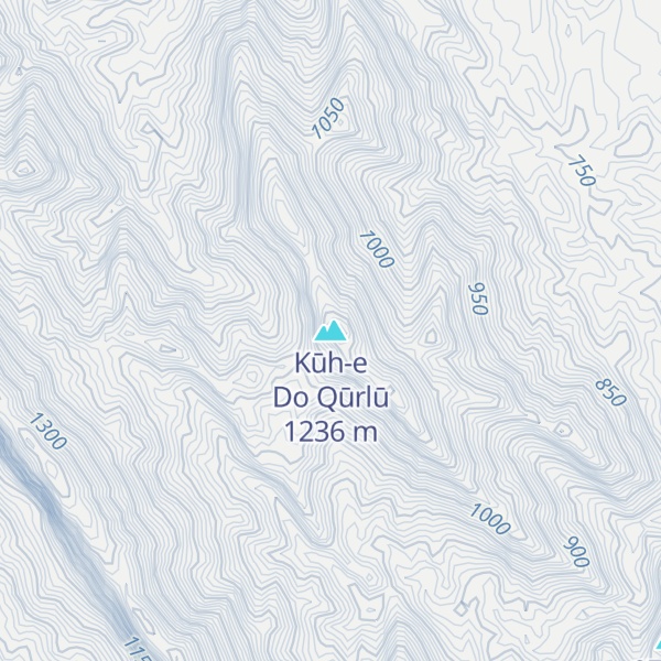 Map of Kūh-e Do Qūrlū