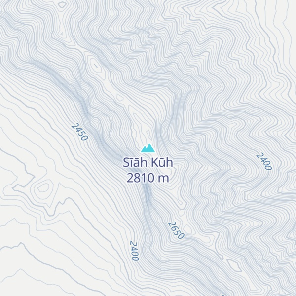 Map of Sīāh Kūh