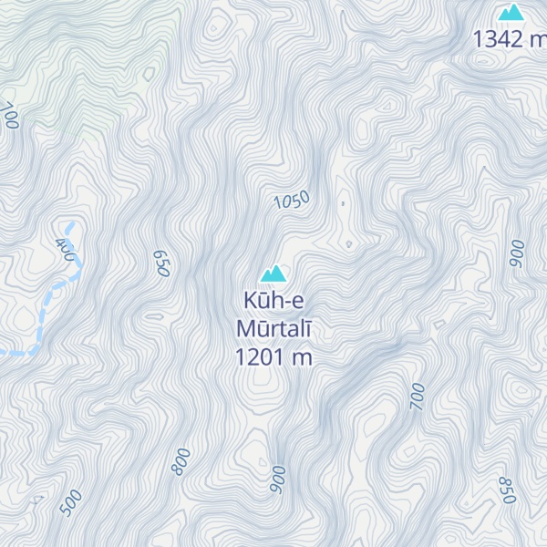 Map of Kūh-e Mūrtalī