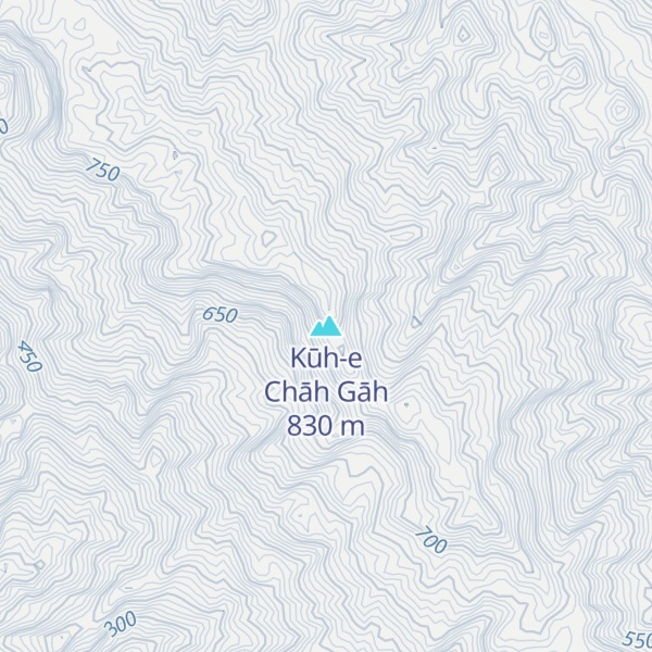 Map of Kūh-e Chāh Gāh