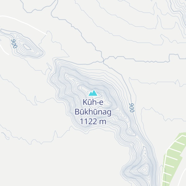 Map of Kūh-e Būkhūnag