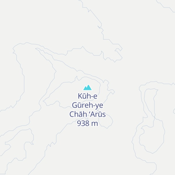 Map of Kūh-e Gūreh-ye Chāh ‘Arūs