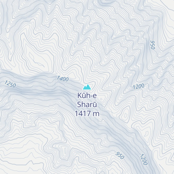 Map of Kūh-e Sharū