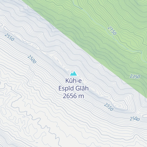 Map of Kūh-e Espīd Gīāh