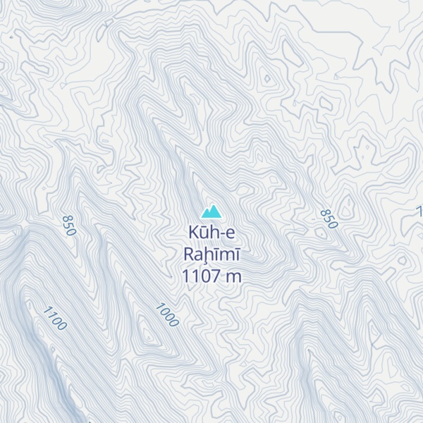 Map of Kūh-e Raḩīmī