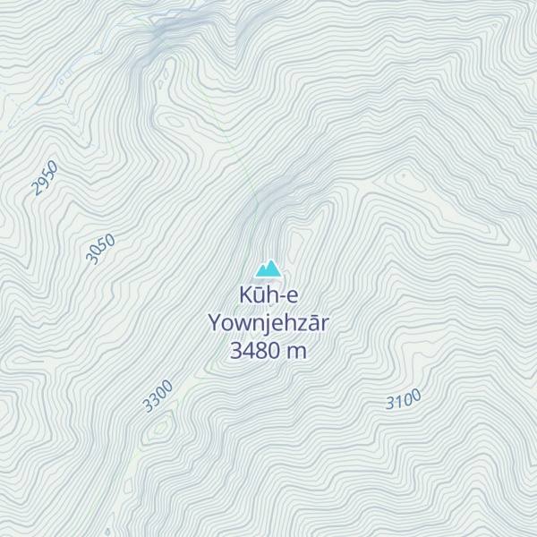 Map of Kūh-e Yownjehzār
