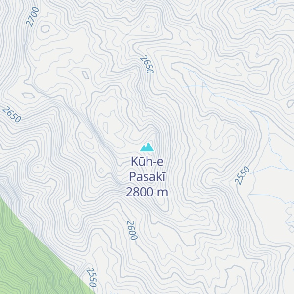 Map of Kūh-e Pasakī