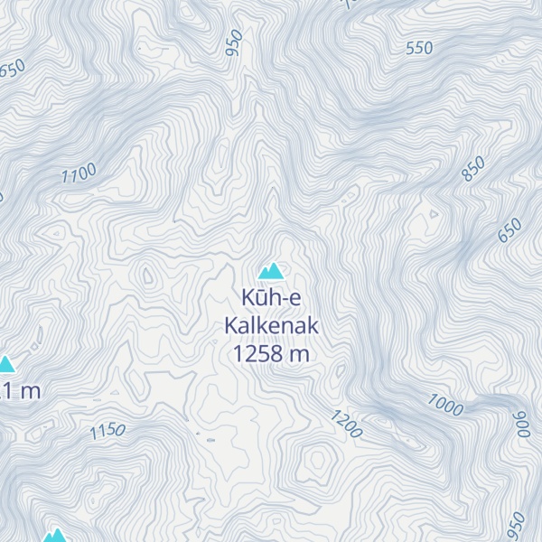Map of Kūh-e Kalkenak