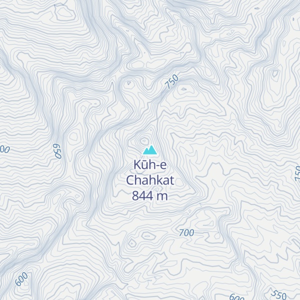 Map of Kūh-e Chahkat
