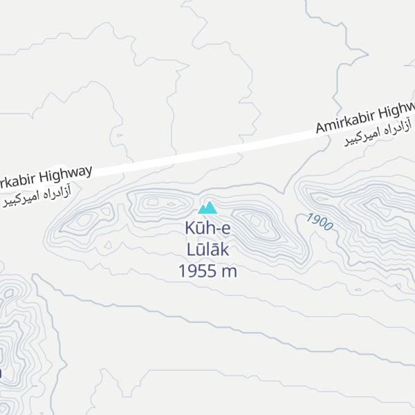 Map of Kūh-e Lūlāk