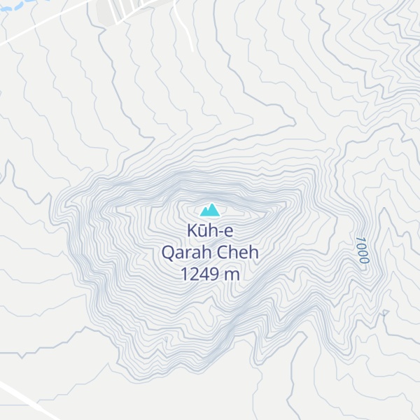 Map of Kūh-e Qarah Cheh