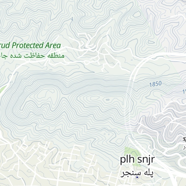 Map of Kūh-e Zardak