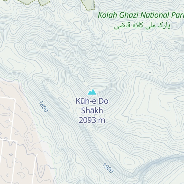 Map of Kūh-e Do Shākh