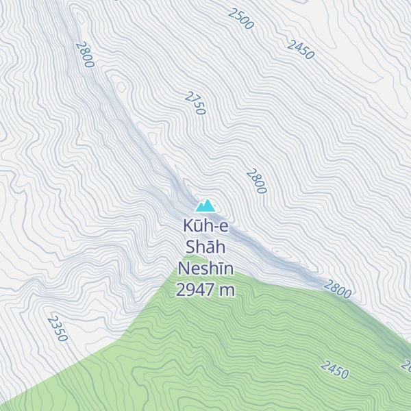 Map of Kūh-e Shāh Neshīn