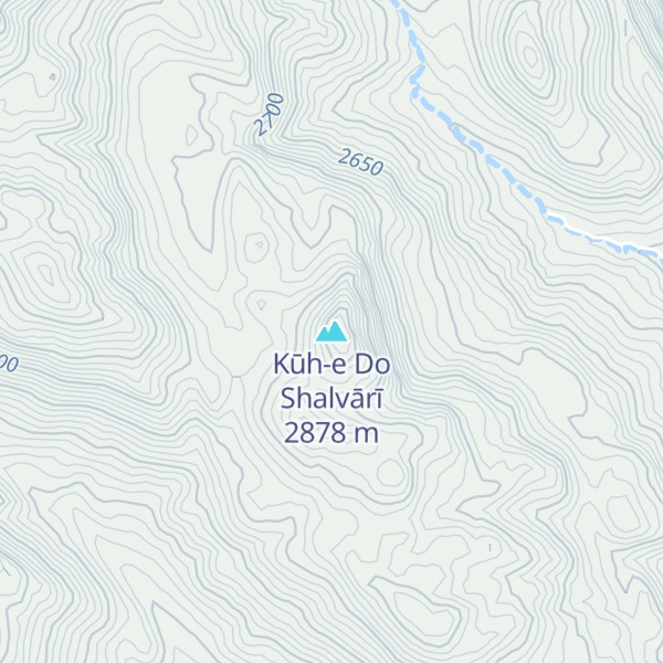 Map of Kūh-e Do Shalvārī