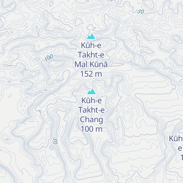 Map of Kūh-e Takht-e Chang