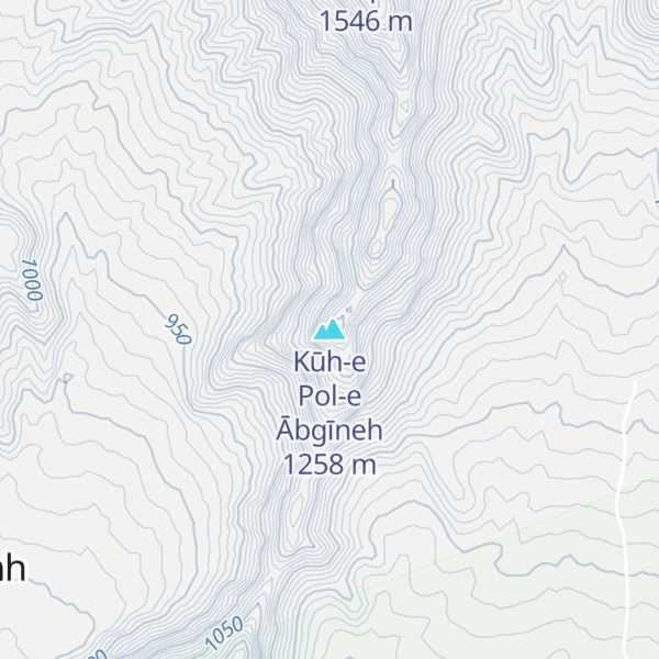 Map of Kūh-e Pol-e Ābgīneh