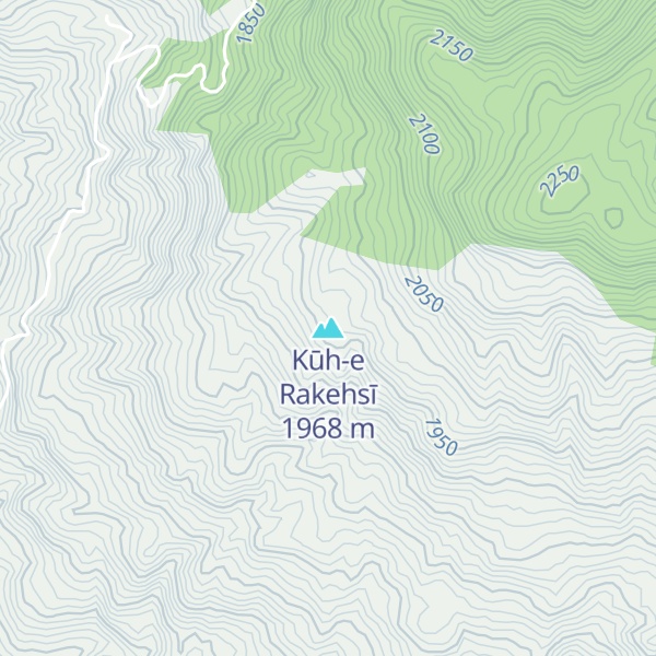 Map of Kūh-e Rakehsī
