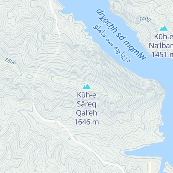 Map of Kūh-e Sāreq Qal‘eh