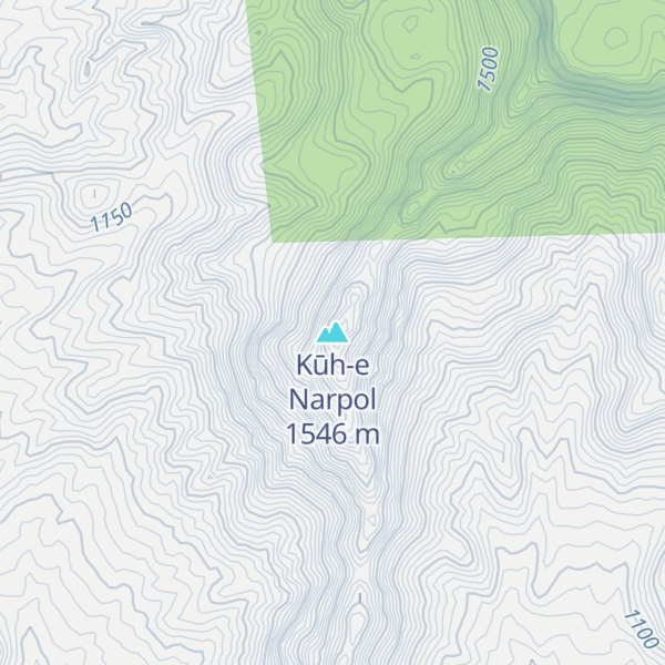 Map of Kūh-e Narpol