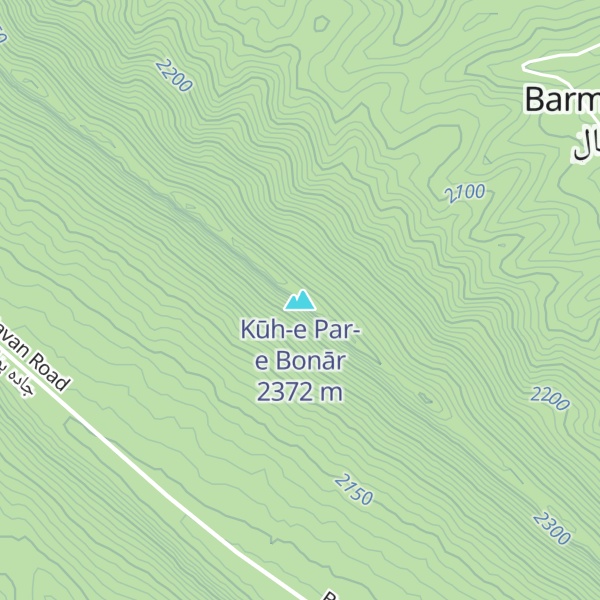 Map of Kūh-e Par-e Bonār