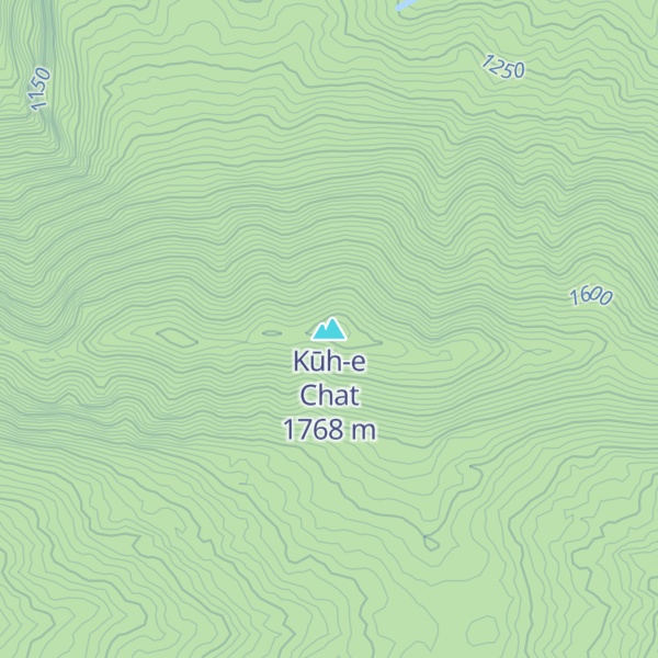 Map of Kūh-e Chat