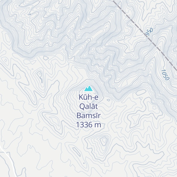 Map of Kūh-e Qalāt Bamsīr
