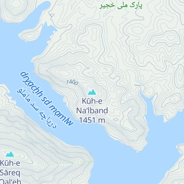 Map of Kūh-e Na‘lband