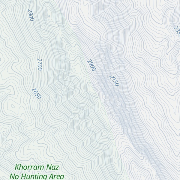 Map of Kūh-e Delī Būkeh