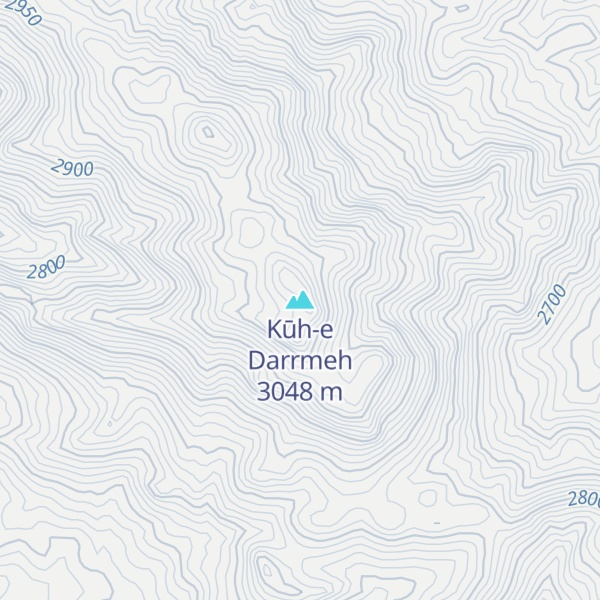 Map of Kūh-e Darrmeh
