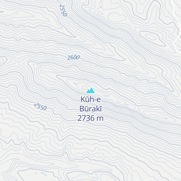 Map of Kūh-e Būrakī