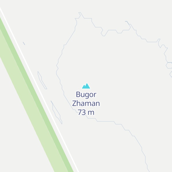 Map of Bugor Zhaman