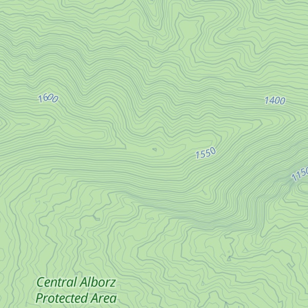 Map of Kūh-e Sefīd